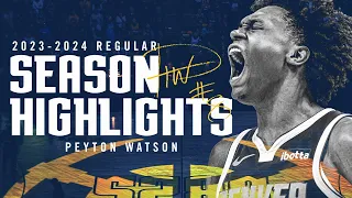 Peyton Watson 2023-2024 Season Highlights 🎥