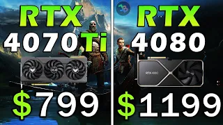 RTX 4070 Ti vs RTX 4080 | REAL Test in 13 Games | 1440p | Rasterization, RT, DLSS, Frame Generation