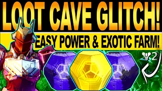 Destiny 2 | NEW LOOT CAVE GLITCH! How To Get Easy EXOTIC & POWER, Fast Loot FARM! Season of Arrivals