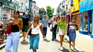 Brighton uk 🇬🇧 walking tour , the Lanes / town centre, summer 2023