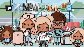 Going On Holiday To NEW YORK 🗽🇺🇸 | *with voice* | Toca Boca Life World