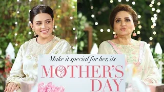 Zara Noor Abbas with Mother Asma Abbas | celebrate the motherhood | Pakistani Actress interview