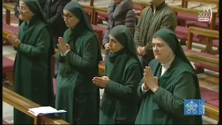 SANTA MESSA DALL'ALTARE DELLA CATTEDRA DI SAN PIETRO NELLA BASILICA VATICANA 3 DICEMBRE 2022