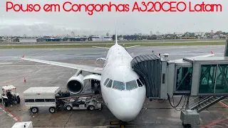 Pouso em São Paulo/Congonhas (SBSP) A320-214 Latam Airlines