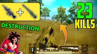 AWM + M249 = Win | 23 Kills Solo vs Squad | PUBG Mobile