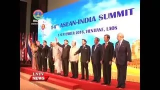 Lao NEWS on LNTV: Foreign media spotlight Asean Summits' positive outcomes.16/9/2016