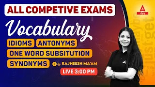 Vocabulary | English Class For All Punjab Competitive Exams By Rajneesh Mam