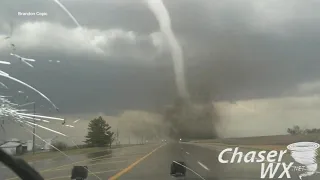 Possible tornado caught on video in Iowa