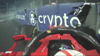 Leclerc's huge crash - Saudi Arabian GP 2021