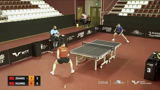 2022 WTT Feeder Doha ━ Zhang Yudong (张煜东) vs Huang Youzheng (黄友政)