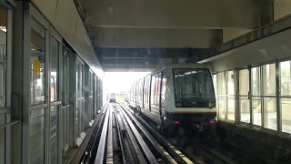 Perfect view of Driverless & Automatic Metro (Lille Metro)