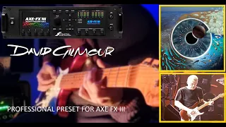 Pink Floyd • PULSE • Presets for Fractal AXE FX III, FM9 and FM3
