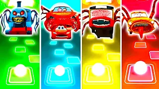 Choo Choo Charles vs McQueen Eater vs Bus Eater vs Car Eater | Tiles Hop EDM Rush