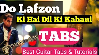 Do Lafzon Ki Hai Dil Ki Kahani-Guitar Lesson Tabs For Beginners || RD Burman |#vjguitartutorials