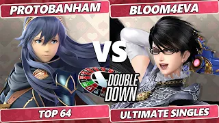 Double Down 2022 Top 64 - ProtoBanHam (Lucina) Vs. Bloom4Eva (Bayonetta) SSBU Smash Ultimate