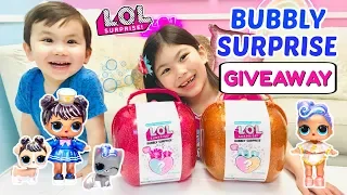 LOL SURPRISE BUBBLY SURPRISE GIVEAWAY! WIN Pink & Orange Bubbly Surprises Captain Kitty Sailor Puppy