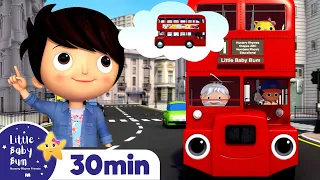 Bus Song | Vehicles for kids +Nursery Rhymes and Kids Songs | Little Baby Bum