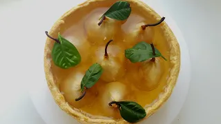 Пирог "Груши в хрустале"🍐красивый и вкусный 🍐 Beautiful pear pie