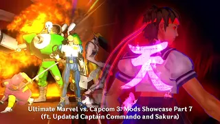 Ultimate Marvel vs. Capcom 3: Mods Showcase Part 7 (ft. Updated Captain Commando and Sakura)