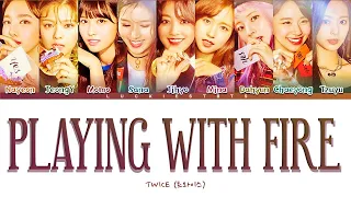 How Would TWICE Sing "PLAYING WITH FIRE' BLACKPINK LYRICS+LINE DISTRIBUTION (FM)