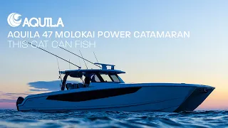 Aquila 47 Molokai Power Catamaran | This Cat Can Fish