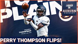 REACTION: Perry Thompson FLIPS from Alabama to Auburn