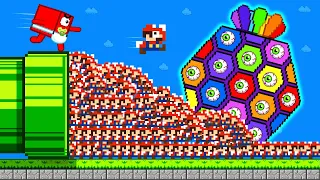 Ultimate clash: Tiny Mario & Dynamicblock Baby Search for Mario Maze Mayhem level up