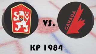 Kanadský pohár 1984 - 1. Kolo - Československo - Kanada