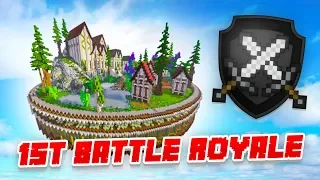 MY FIRST BATTLE ROYALE! - Minecraft SKYBLOCK #2 (Season 3)