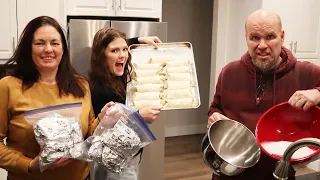 Freezer Meal Bakeoff! We Made A Huge Mess!