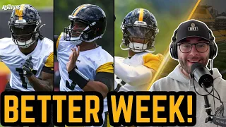 Steelers WRs Starting to Impress | QBs Settling Down