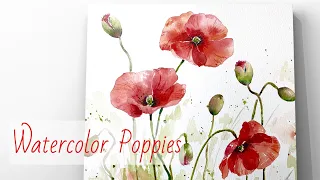How To Paint Poppies In Watercolor