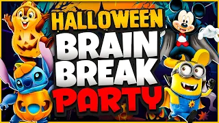 🎃 Halloween Brain Break Party 🎃 Freeze Dance 🎃 Floor is Lava 🎃 Just Dance