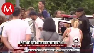 Tras motín en cárcel de Brasil, hay 99 reos prófugos