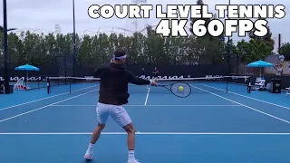 Grigor Dimitrov Court Level Practice (4K 60FPS) Australian Open 2021