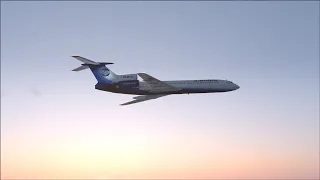 16.05.21 EETN (Tallinn) - UUDD (Domodedovo) tu-154 85757 IVAO заход при видимости 200 метров!