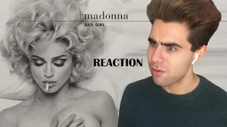 Madonna - Bad Girl / Music Video (REACTION)