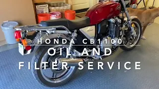 Honda CB1100 Oil Change