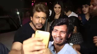 Shahrukh Khan's Sweetest Gesture For Fan CRYING Madly After Seeing Him In Public
