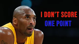 Kobe Bryant Talks About I Don't Score One Point- Inspirational Speech