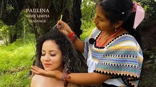 ASMR HEALING - PURIFICATION, NECK & FACE MASSAGE with PAULINA - LIMPIA , SPIRITUAL CLEANSING