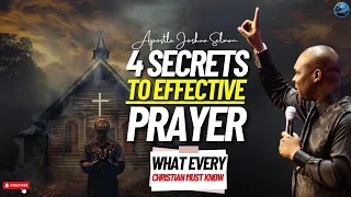 Warning: Prayer Without These 4 Assignments Is Not Enough-Click to Discover | Apostle Joshua Selman