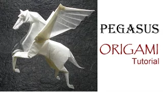 Origami Pegasus tutorial (Fumiaki Kawahata) 折り紙 馬 ペガサス