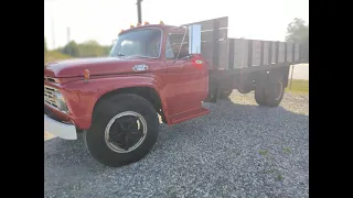 Taking a drive in our 1963 Ford F700