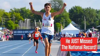 14-Year-Old JUST Misses Brandon Miller's 1,500m National Record At AAU Junior Olympics 2023