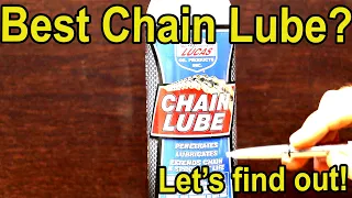 Which Chain Lube is Best? Let's find out!  Ultimate chain lubricant showdown!