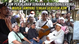 TEMPUH 7 JAM PERJALANAN GUNAKAN MOBIL BAK TERBUKA | WARGA JAMPANG TENGAH GERUDUK KDM