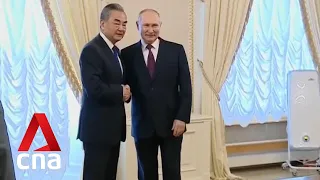 Russian President Putin hosts China's top diplomat Wang Yi in St Petersburg