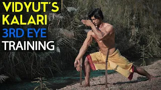 Vidyut's Kalari 3rd Eye Training | Vidyut Jammwal | Kalaripayattu | Martial Arts | Blindfold Kalari