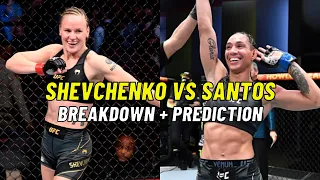Valentina Shevchenko vs Taila Santos Prediction - UFC 275